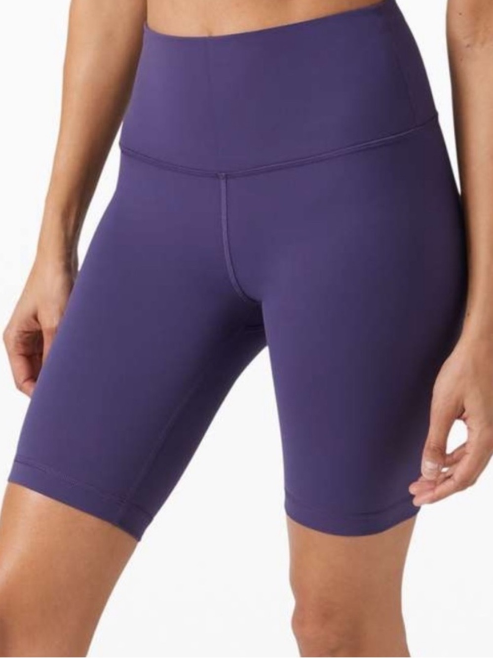 Lululemon Wunder Train Contour High-Rise Short 8" Midnight Orchid Purple Size 2